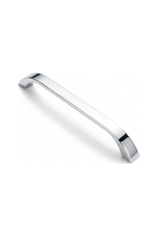 Krom Metal Mutfak Dolap Kulpu - Modern Tasarım, 96 Mm Uzunluk 155 x 230 MM (Büyük Boy)