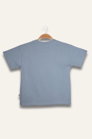 Zeyland Erkek Çocuk Florida Baskılı T-shirt - Mavi Mavi