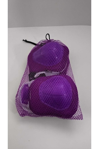 Çocuk Koruyucu Set Dizlik Dirseklik Bileklik 6 Parça Paten Scooter Bisiklet Kaykay Koruyucu Mor