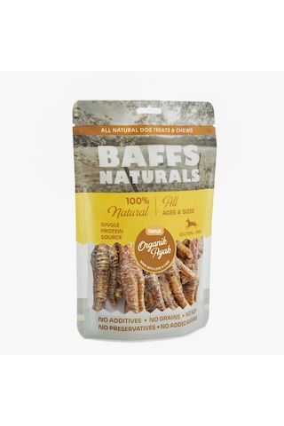 Baffs Naturals Tavuk Ayak Doğal Çiğnemelik Köpek Ödül Maması 100 G