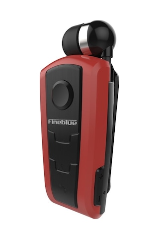 Fineblue F910 Csr4.1 Geri Çekilebilir Kablo Arayan Titreşim Hatırlatma Hırsızlığa Karşı Bluetooth Kulaklık Kırmızı