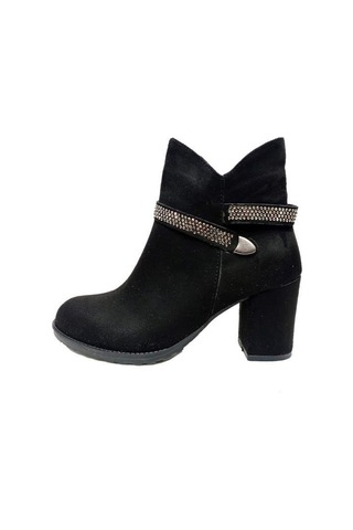 Bianca 153 Süet Trend Fashion Kadın Bot Siyah