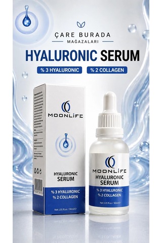 Moonlife - Hyaluronic Serum 30 Ml %3 Hyaluronic Acid & %2 Kolajen