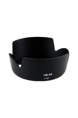 Nikon 18-55 MM G VR II Lens için Ters Takılabilir HB-69 Parasoley