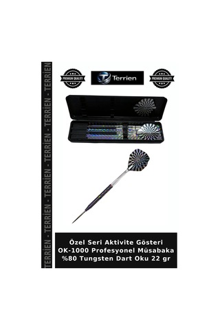 Özel Seri Aktivite Gösteri Ok-1000 Profesyonel Müsabaka %80 Tungsten Dart Oku 22 Gr