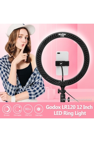 Hallow Godox LR120 12" Led Halka Işık Siyah