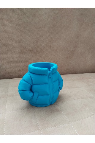 3d Baskı Mont Kalemlik Açık Mavi