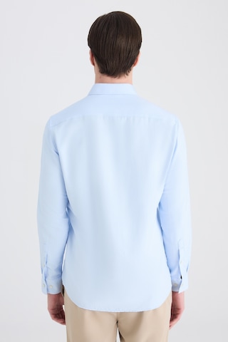 Twn Slim Fit Mavi Armürlü Gömlek 5ef02gl11288m Çok Renkli