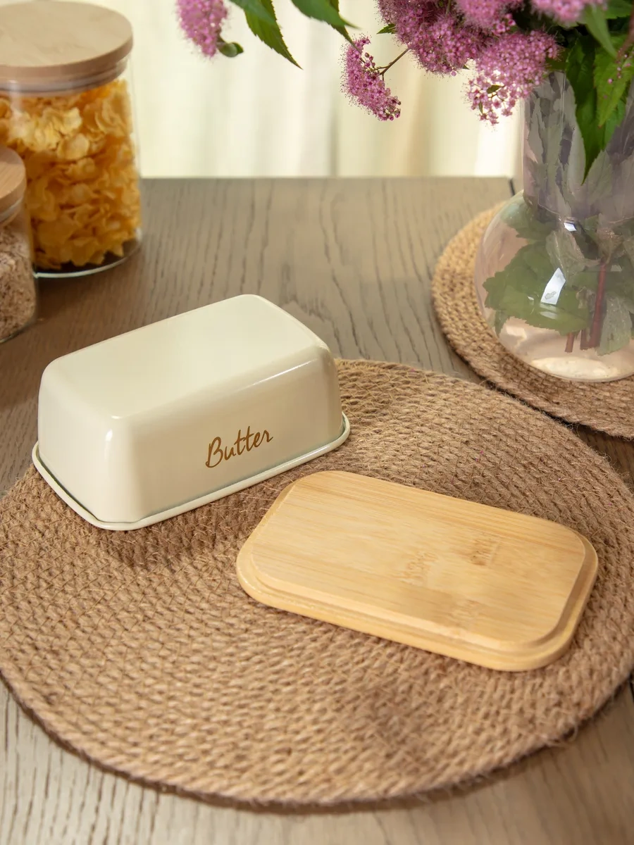 Agness Tereyağı Ve Peyniri İçin Kapaklı Sosluk 167237498 Bej