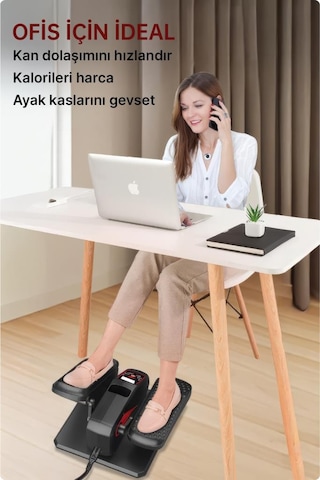 Livenzi Fit Eliptik Kondisyon Bisikleti Egezersiz Ve Ayak Masaj Aleti Siyah