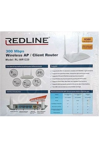 Redline RL-WR1220 300 Mbps Router