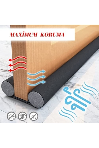 Tr Çift Taraflı Kapı Altı İzolasyon Süngeri, Kapı Altı Rüzgar Önleyici, Ayarlanabilir, Soğuk Geçirmez, Toz G 0.05 M