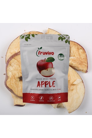 Dondurularak Kurutulmuş Elma 20 Gr, %100 Vegan, Glutensiz