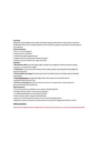 Mistikhane Keçi Sütlü Sabun 100 G