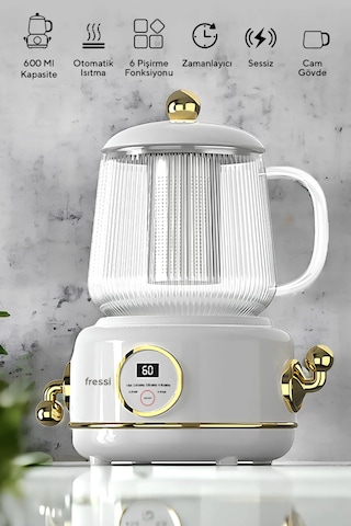 Fressi Eiffel KT-03 600 ML Elektrikli Cam Kettle