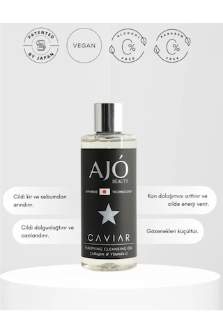 Ajo Beauty Havyar Özlü Temizleme Jeli 250ml