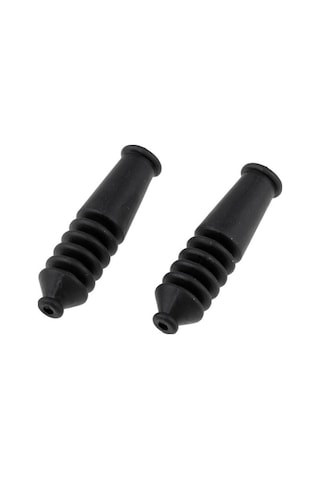 Pazly 40 Adet Kauçuk Bisiklet Fren Noddle Çizme Dişli Kablo Siyah Siyah