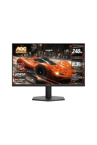 Aoc 24G11ZE 23.8" 240 Hz Oc 0.3 Ms Freesync Full HD HDR 10 Fast Ips Oyuncu Monitörü Ölü Pixel (Teşhir)