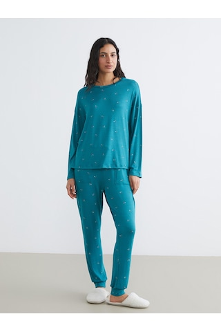 Lcw Dream Turkuaz Pijama Takımı