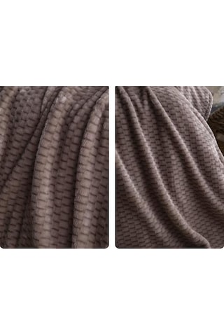 Ap Jakarlı Tek Kişilik Vizon Trusty Battaniye 160 220 Vizon