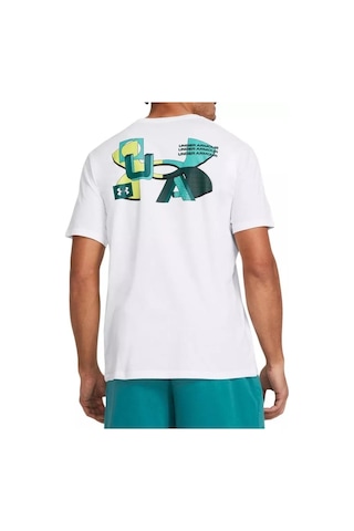 Under Armour Ua Color Block Logo Lc Erkek Tişört 1382828-100