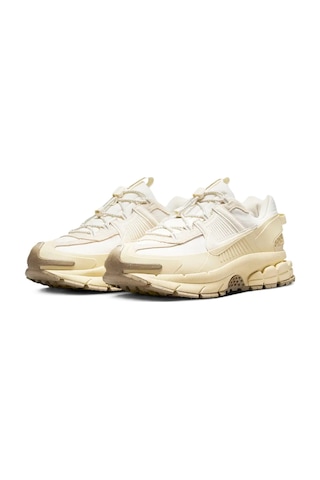Nike Zoom Vomero Roam Leather Unisex Sneaker Hakiki Deri Su Tutmayan Lastik Bağcıklı Unisex Günlük Spor Ayakkabı Krem Krem
