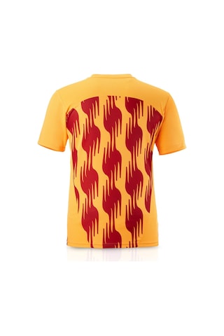 Galatasaray Puma A Takım Antrenman Sarı - Kırmızı Desenli T-shirt Sarı - Kırmızı