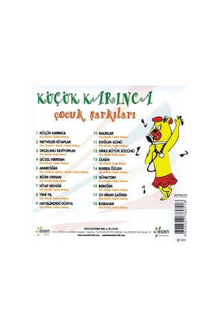 Küçük Karınca - Çocuk Şarkıları Cd