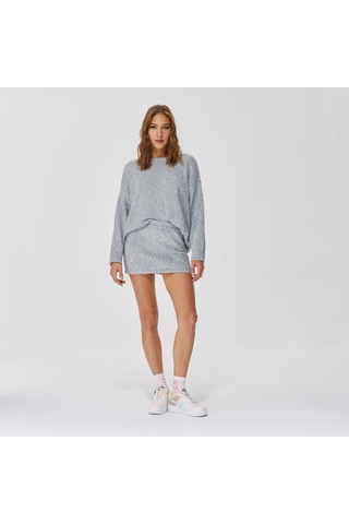 Ace Nayman Eliza Knitted Gri Kazak