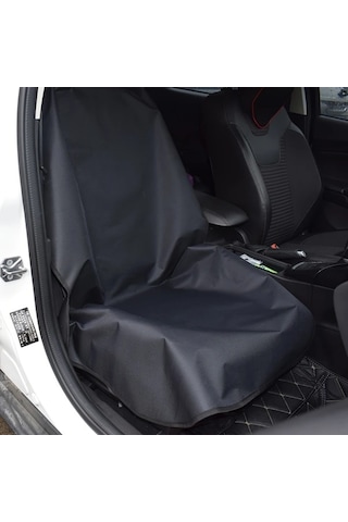 Elmpaly Siyah Dayanıklı 600d Petek Kumaş Oto Koltuk Koruyucu Kolay Temizlenir
