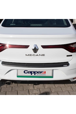 Cappafe Renault Megane 4 Arka Tampon Eşiği Koruma Abs Mat Siya N11.10132