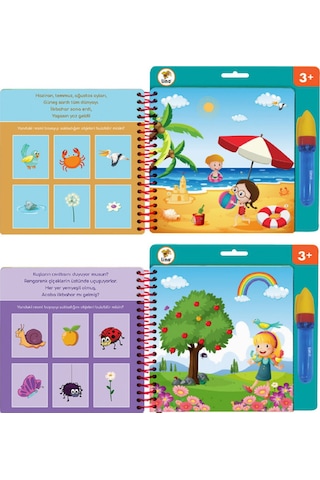 Aqua Magic Book - Mevsimler Sihirli Boyama Kitabı