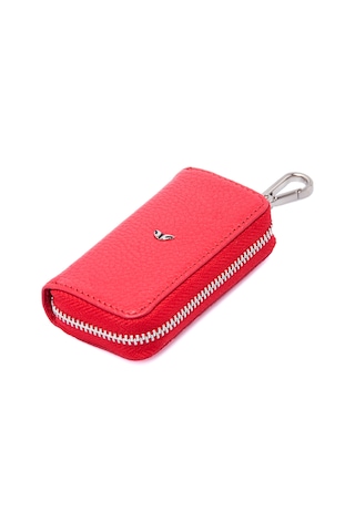 Tergan Kırmızı Deri Unisex Anahtarlık 00257b8ı