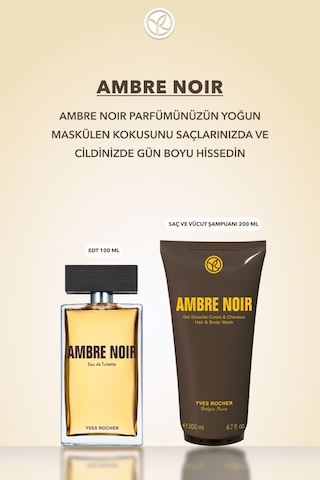 Yves Rocher Saç Ve Vücut Şampuanı-ambre Noir- Erkek-200ml Diğer