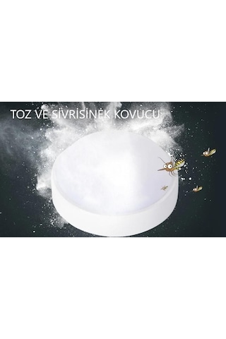 Horoz Artos 15w Yuvarlak Beyaz Led Nem Su Geçirmez Banyo Bahçe Modern Tavan Lambası Beyaz Işık 6500k Beyaz
