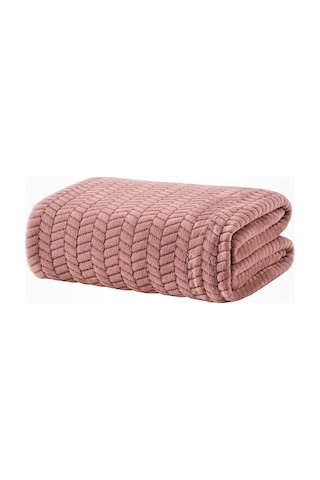 Merinos Modern Line 3 Parça Yatak Örtü Seti Pudra