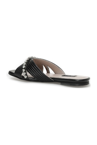 Nine West TANVO 2FX Siyah Kadın Terlik Siyah