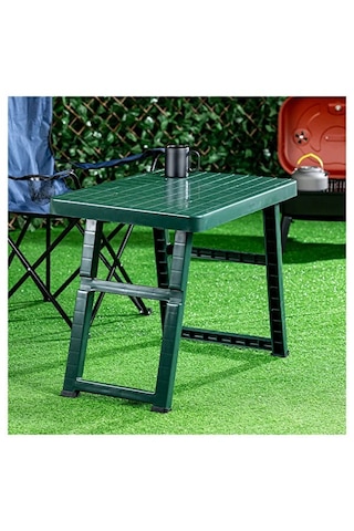 Katlanır Plastik Masa Antrasit 70x50x60 Cm Antrasit