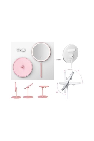 Led Işıklı Dokunmatik Makyaj Aynası 3 Kademeli Işık Ayarlı