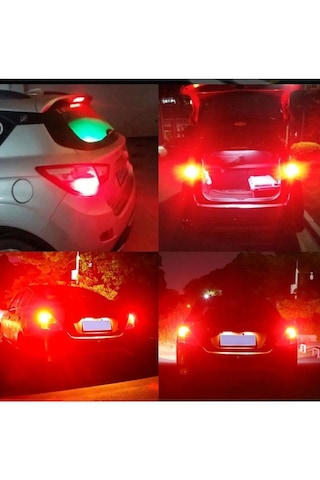 144 Led Kırmızı Fren Lambası Çift Duy 1157