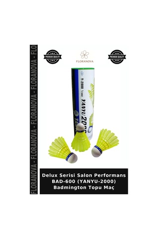 Delux Serisi Salon Performans Bad-600 Yanyu-2000 Badmington Topu Maç