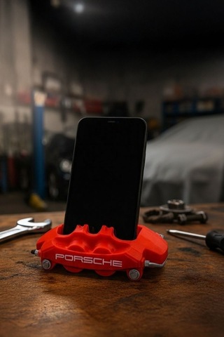 Porsche Fren Kaliperi Tasarımlı Telefon Standı Çok Renkli