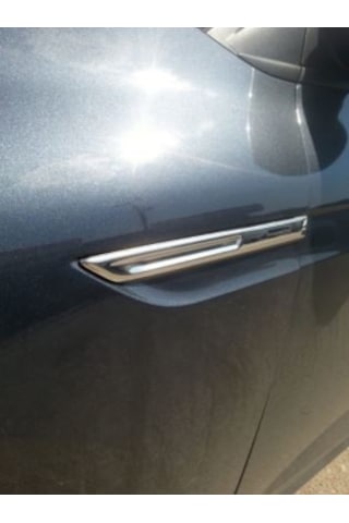 Renault Megane 4 Hb&SD 2016 Sonrası Krom Çamurluk Sinyal Çıtası 2 Parça (00) (ŞüsCarOto Aksesuar)
