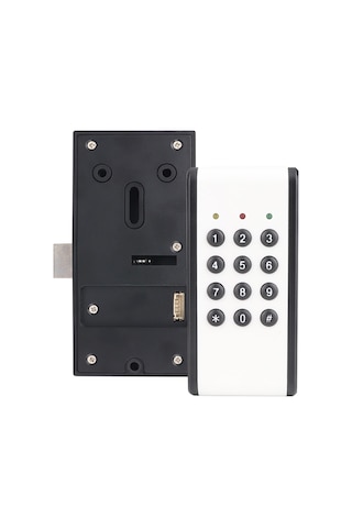 Hombey Dolap, Gardırop, Dolap Kapısı İçin Dokunmatik Şifreli Akıllı Kilit - 4-10 Haneli Şifre, 4xaaa Pil Pil Yok , Abs Malzeme