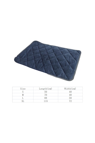 Geeroyoo Kışın Evcil Hayvanlar İçin Taşınabilir Isıtmalı Yatak, 50x40cm, Kaymaz Taban, Hafif Ve Katlanabilir