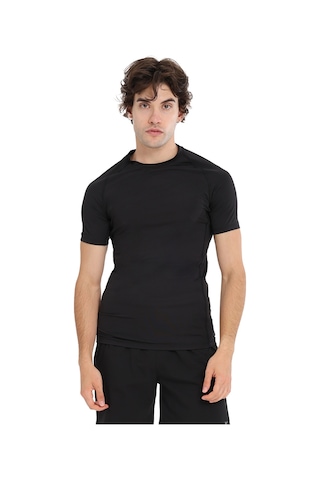Sportive Yuma Slim Erkek Siyah Antrenman T-shirt 25ke1026-syh 1776448 SIYAH