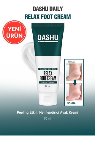 Dashu Daily Relax Foot Peeling Etkili Nemlendirici Ayak Kremi 75 ML