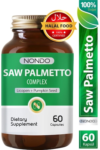 Nondo Saw Palmetto Kompleks 60 Kapsül
