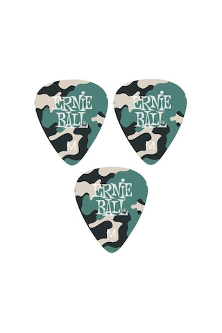 Ernie Ball P09222-3 Gitar Penası 3 Adet Medium 0.72 Mm Picks Camouflage