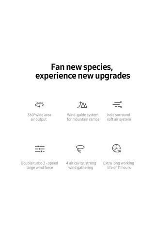 Soulader Taşınabilir Boyun Tipi Mini Rüzgar Fanı - 360 Derece Dönebilir, Uzun Pil Ömrü, Kolay Taşıma İçin Yüzük Askılı, Rahat Kullanım İçin Hafif Tasarım